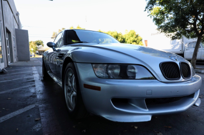 1999 BMW M Coupe in Arctic Silver Metallic over Dark Gray & Black Nappa