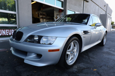 1999 BMW M Coupe in Arctic Silver Metallic over Dark Gray & Black Nappa