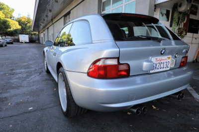 1999 BMW M Coupe in Arctic Silver Metallic over Dark Gray & Black Nappa