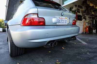 1999 BMW M Coupe in Arctic Silver Metallic over Dark Gray & Black Nappa