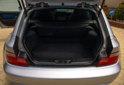 1999 BMW M Coupe in Arctic Silver Metallic over Estoril Blue & Black Nappa