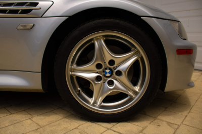 1999 BMW M Coupe in Arctic Silver Metallic over Estoril Blue & Black Nappa