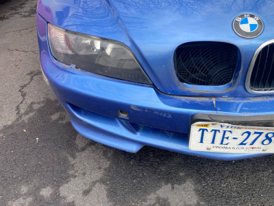 1999 BMW M Coupe in Estoril Blue Metallic over Estoril Blue & Black Nappa