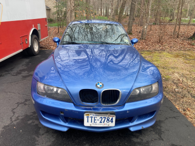 1999 BMW M Coupe in Estoril Blue Metallic over Estoril Blue & Black Nappa