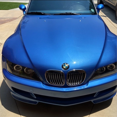 1999 BMW M Coupe in Estoril Blue Metallic over Estoril Blue & Black Nappa