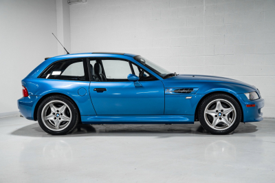1999 BMW M Coupe in Estoril Blue Metallic over Estoril Blue & Black Nappa