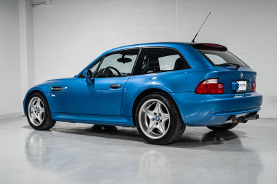 1999 BMW M Coupe in Estoril Blue Metallic over Estoril Blue & Black Nappa