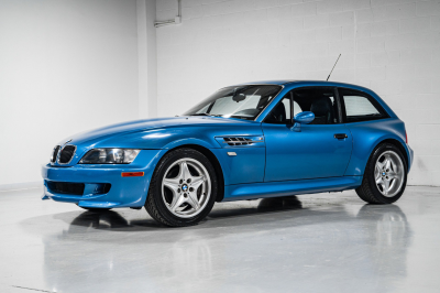 1999 BMW M Coupe in Estoril Blue Metallic over Estoril Blue & Black Nappa