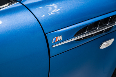 1999 BMW M Coupe in Estoril Blue Metallic over Estoril Blue & Black Nappa
