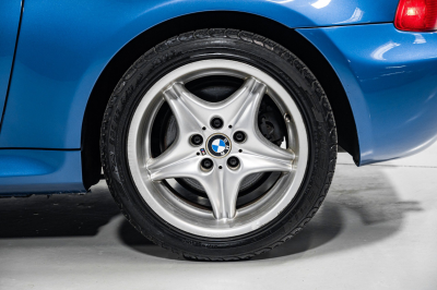 1999 BMW M Coupe in Estoril Blue Metallic over Estoril Blue & Black Nappa