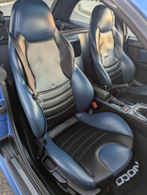 1999 BMW M Coupe in Estoril Blue Metallic over Estoril Blue & Black Nappa