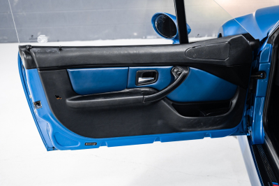 1999 BMW M Coupe in Estoril Blue Metallic over Estoril Blue & Black Nappa