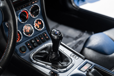 1999 BMW M Coupe in Estoril Blue Metallic over Estoril Blue & Black Nappa