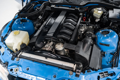 1999 BMW M Coupe in Estoril Blue Metallic over Estoril Blue & Black Nappa