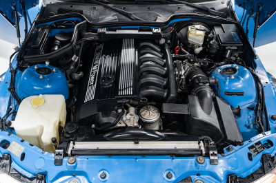 1999 BMW M Coupe in Estoril Blue Metallic over Estoril Blue & Black Nappa