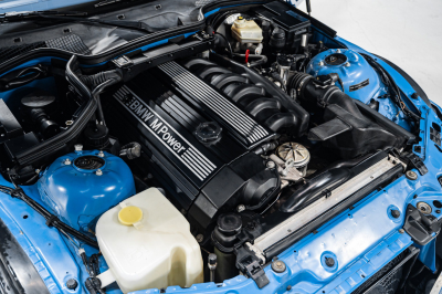 1999 BMW M Coupe in Estoril Blue Metallic over Estoril Blue & Black Nappa