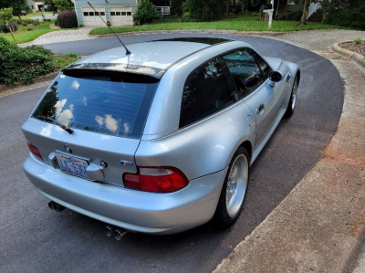 1999 BMW M Coupe in Arctic Silver Metallic over Black Nappa