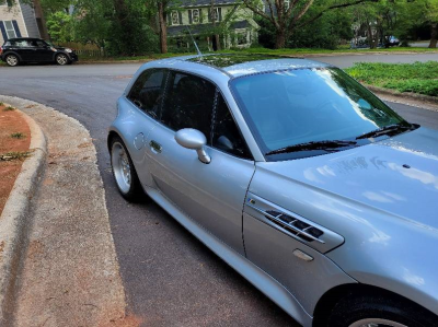 1999 BMW M Coupe in Arctic Silver Metallic over Black Nappa