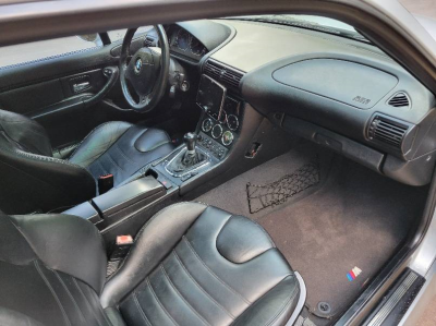 1999 BMW M Coupe in Arctic Silver Metallic over Black Nappa