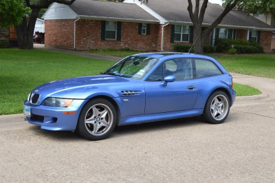 1999 BMW M Coupe in Estoril Blue Metallic over Estoril Blue & Black Nappa