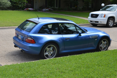 1999 BMW M Coupe in Estoril Blue Metallic over Estoril Blue & Black Nappa