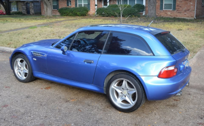 1999 BMW M Coupe in Estoril Blue Metallic over Estoril Blue & Black Nappa