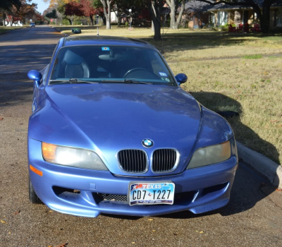 1999 BMW M Coupe in Estoril Blue Metallic over Estoril Blue & Black Nappa