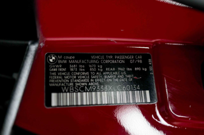 1999 BMW M Coupe in Imola Red 2 over Black Nappa
