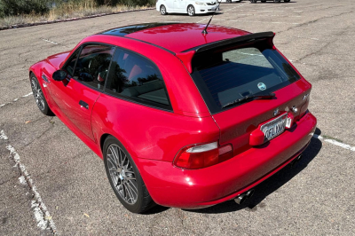 1999 BMW M Coupe in Imola Red 2 over Imola Red & Black Nappa