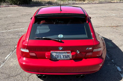 1999 BMW M Coupe in Imola Red 2 over Imola Red & Black Nappa