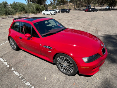 1999 BMW M Coupe in Imola Red 2 over Imola Red & Black Nappa