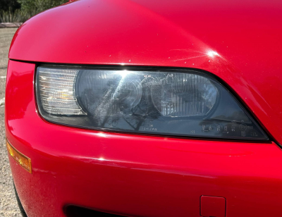 1999 BMW M Coupe in Imola Red 2 over Imola Red & Black Nappa