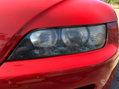 1999 BMW M Coupe in Imola Red 2 over Imola Red & Black Nappa