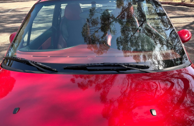 1999 BMW M Coupe in Imola Red 2 over Imola Red & Black Nappa