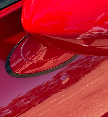 1999 BMW M Coupe in Imola Red 2 over Imola Red & Black Nappa
