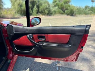 1999 BMW M Coupe in Imola Red 2 over Imola Red & Black Nappa