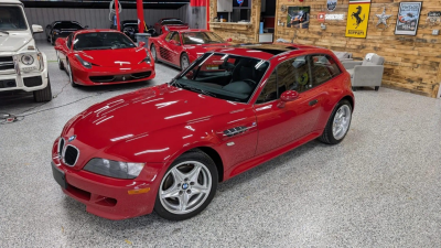 1999 BMW M Coupe in Imola Red 2 over Black Nappa