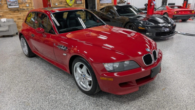 1999 BMW M Coupe in Imola Red 2 over Black Nappa