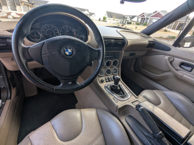 1999 BMW M Coupe in Cosmos Black Metallic over Dark Beige Oregon