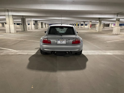 1999 BMW M Coupe in Arctic Silver Metallic over Dark Gray & Black Nappa