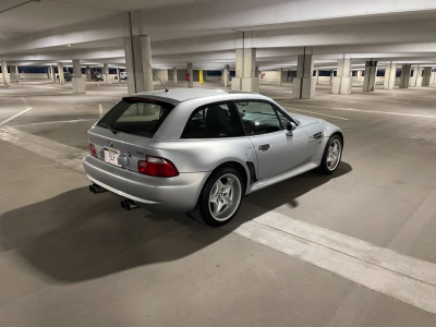 1999 BMW M Coupe in Arctic Silver Metallic over Dark Gray & Black Nappa