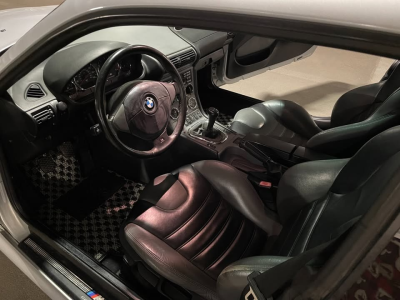 1999 BMW M Coupe in Arctic Silver Metallic over Dark Gray & Black Nappa