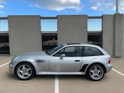 1999 BMW M Coupe in Arctic Silver Metallic over Dark Gray & Black Nappa