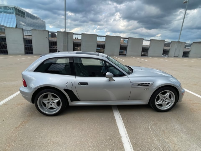 1999 BMW M Coupe in Arctic Silver Metallic over Dark Gray & Black Nappa