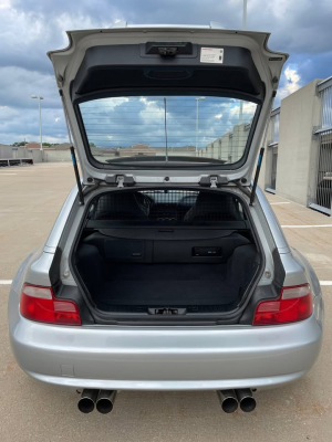 1999 BMW M Coupe in Arctic Silver Metallic over Dark Gray & Black Nappa