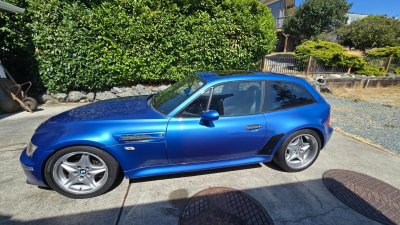 1999 BMW M Coupe in Estoril Blue Metallic over Black Nappa