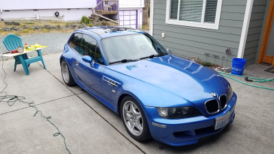 1999 BMW M Coupe in Estoril Blue Metallic over Black Nappa