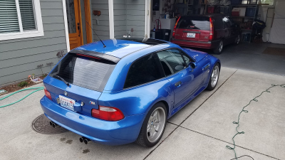1999 BMW M Coupe in Estoril Blue Metallic over Black Nappa