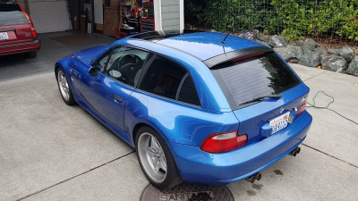 1999 BMW M Coupe in Estoril Blue Metallic over Black Nappa