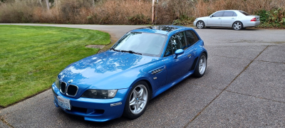 1999 BMW M Coupe in Estoril Blue Metallic over Black Nappa